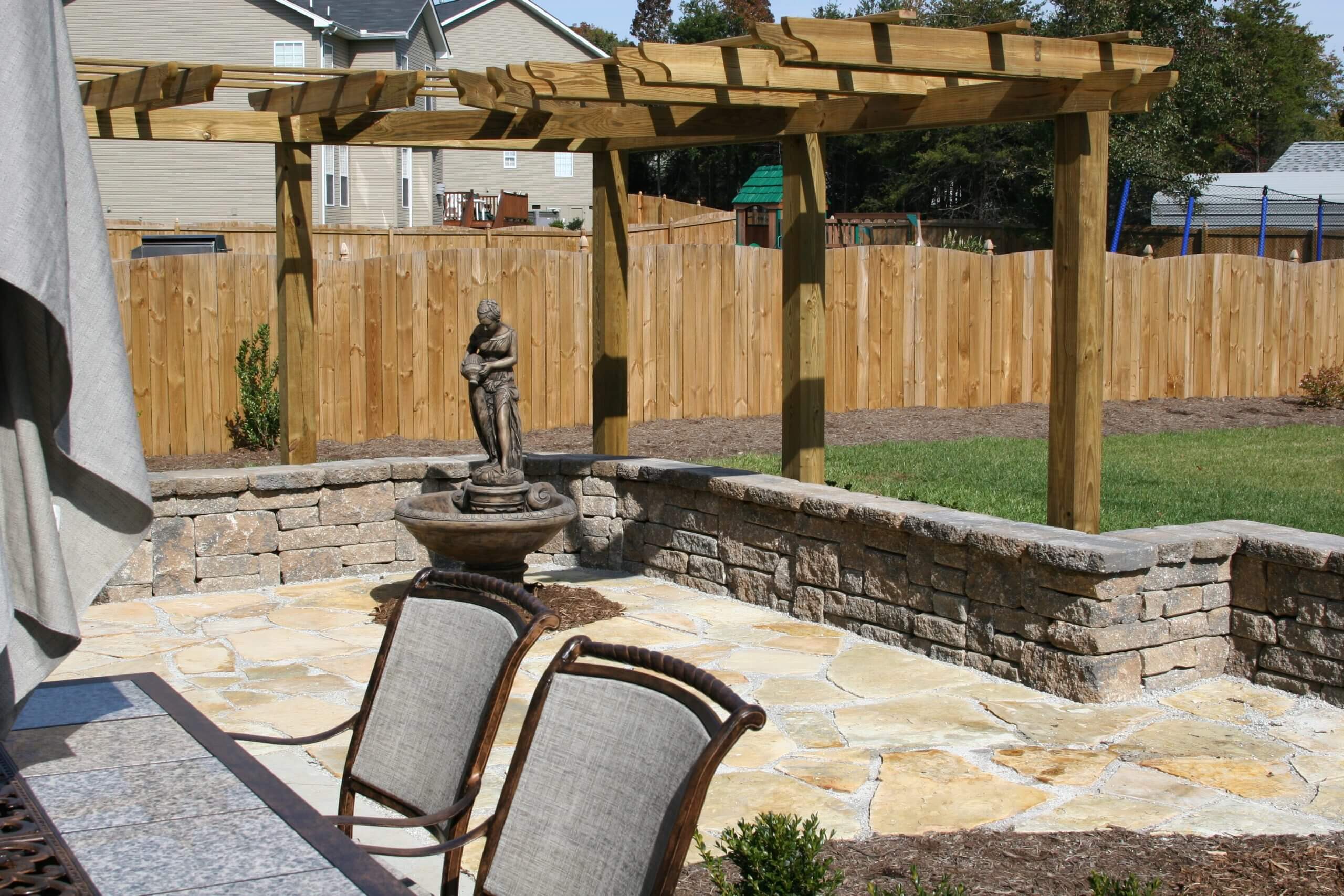 Belgard Retaining Wall Installation