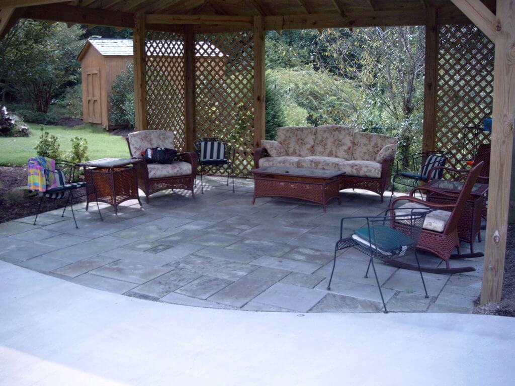 Natural Stone Patio in Knoxville, TN