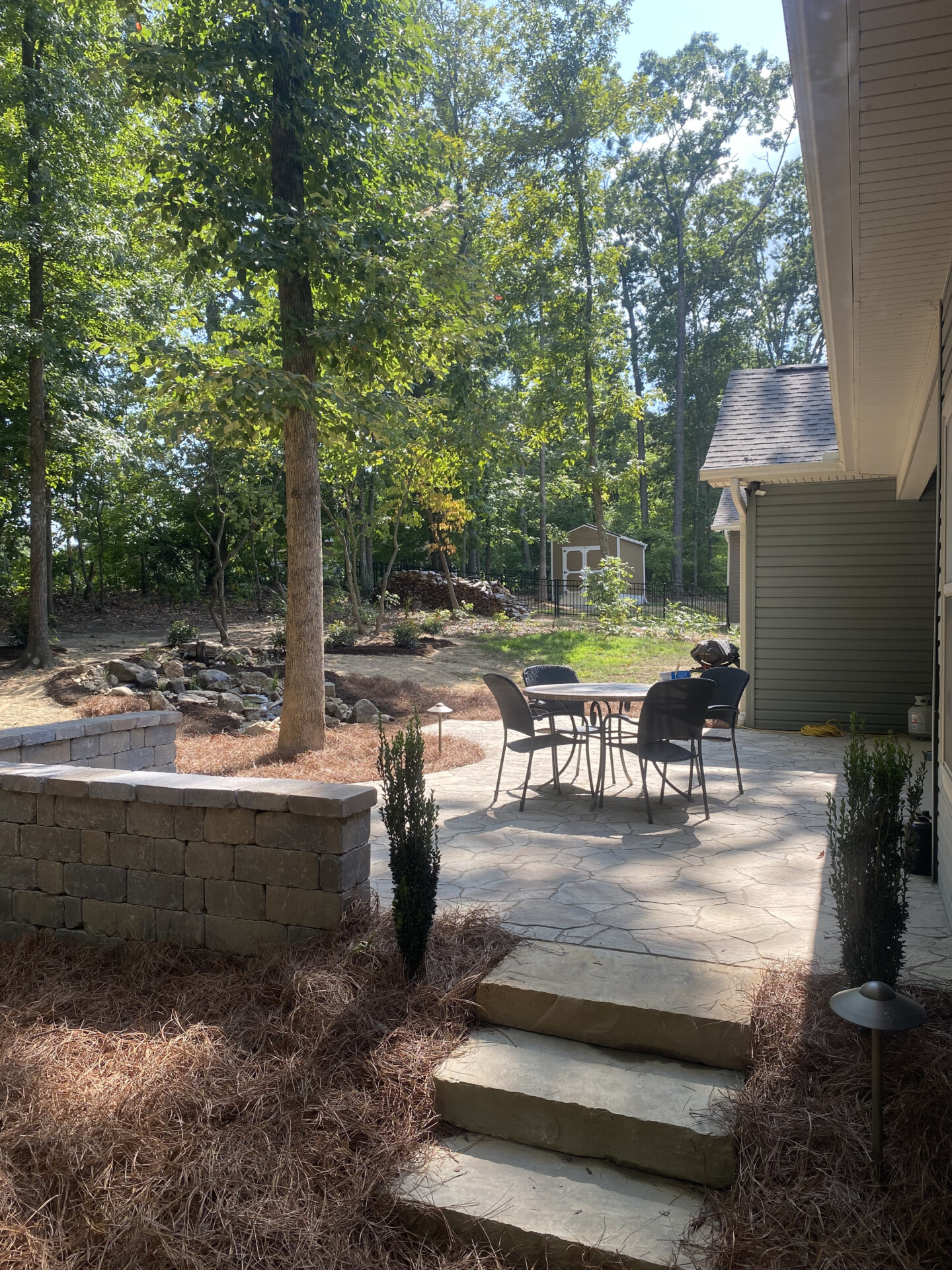 landscaped backyard patio 2