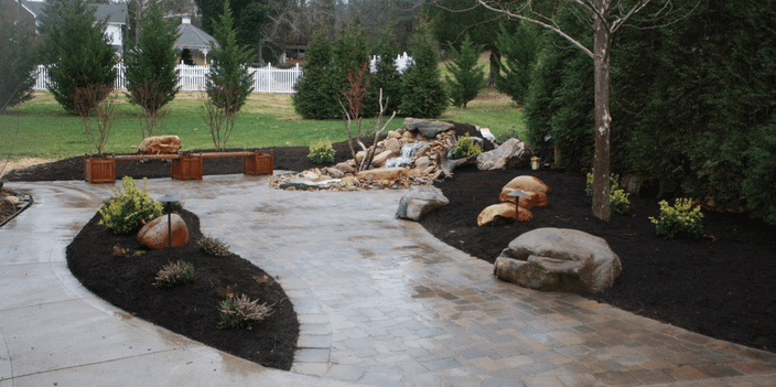 mulch garden beds oak ridge TN
